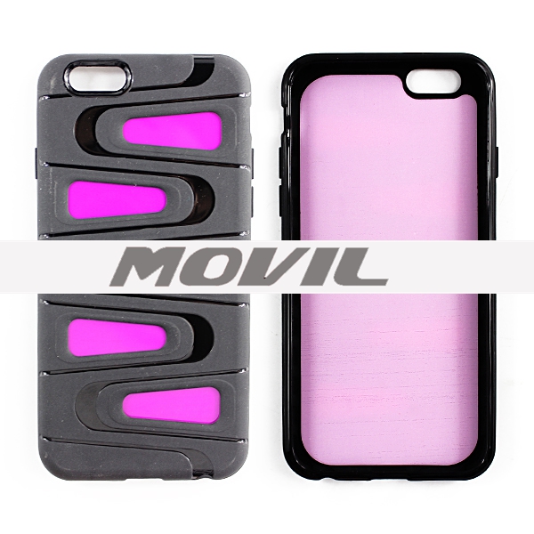 NP-2493 Híbrido TPU   PC Funda Protectora Cubierta a Prueba de Golpes para iPhone 6-13